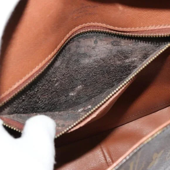 Authentic LOUIS VUITTON Monogram Saint Cloud GM Shoulder Bag M51242 LV - Picture 3 of 16